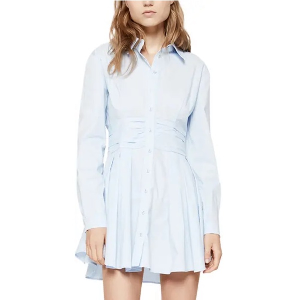 Bardot Leoni Long Sleeve Shirtdress